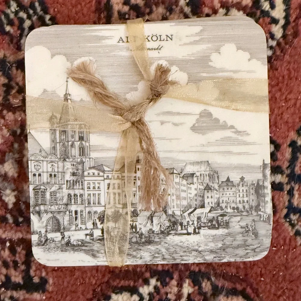 Vtg‎ Schuberth Tamat-Serie Coasters West Germany Cities & Castles - Unused NOS